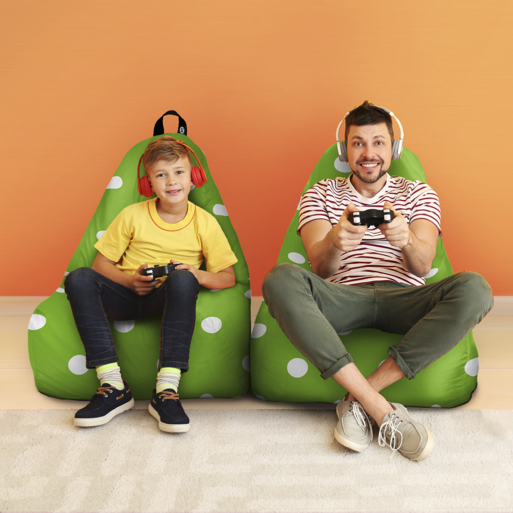 Fotoliu Puf Chill XL Updeco Verde | Relaxare Supremă - imagine 4