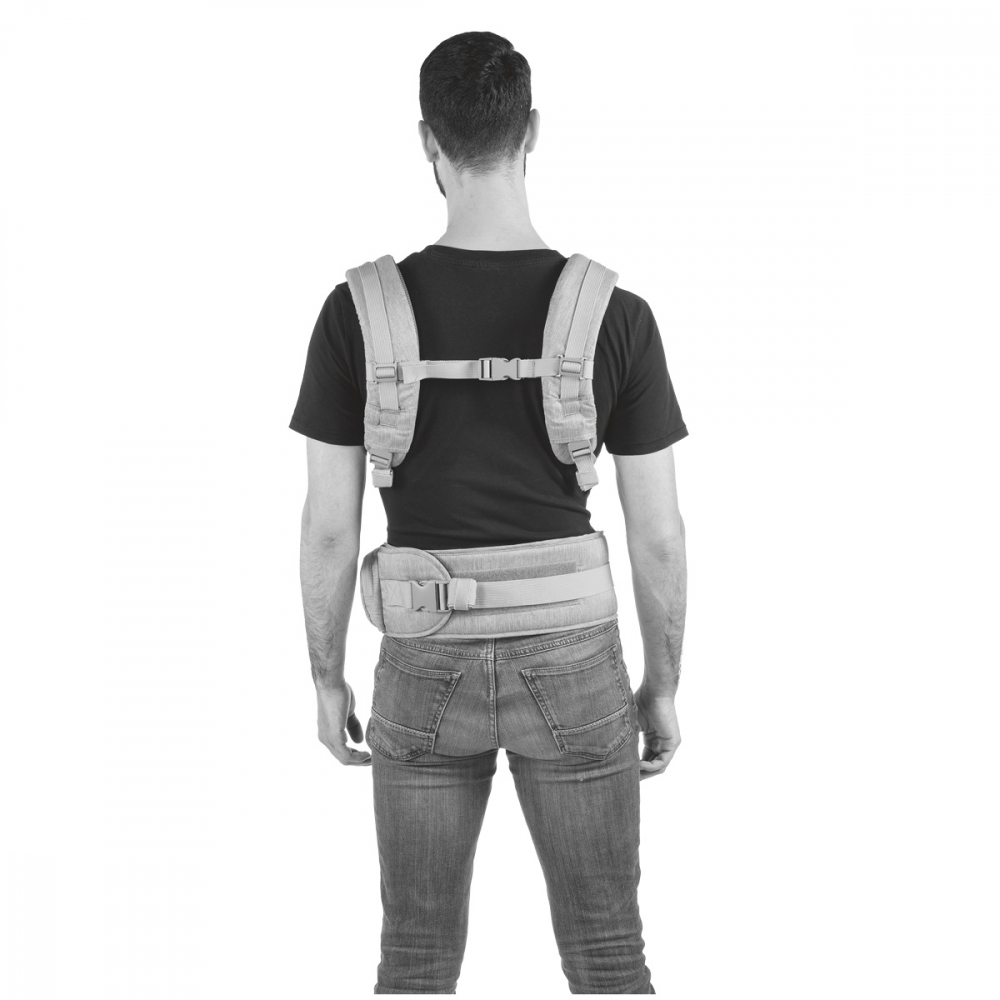 Marsupiu Chicco Hip Seat Denim, Ergonomic, 0 luni+ - imagine 5