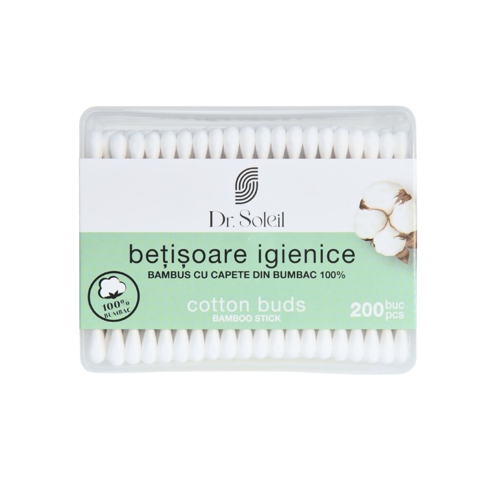 Bețișoare igienice bambus 200b Dr. Soleil - imagine 4