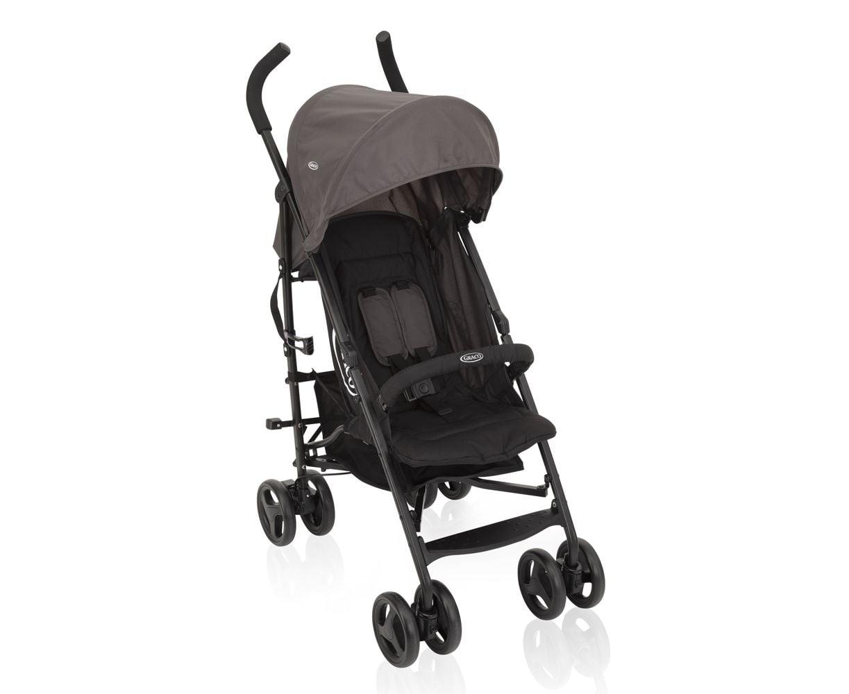Carucior Graco Travelite, Black Grey, Ultra-usor