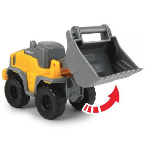 Dickie Toys Mack Volvo Micro Builder cu Remorcă - imagine 5