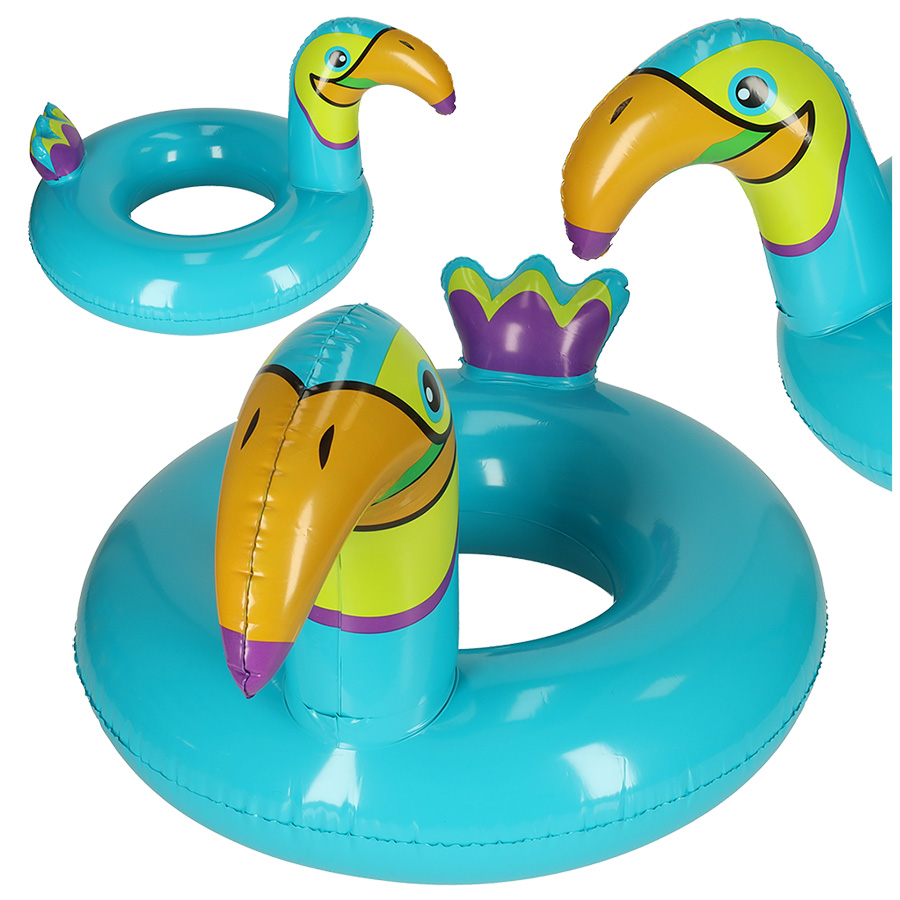 Colac Gonflabil Copii 70cm Tucan Ikonka - imagine 7
