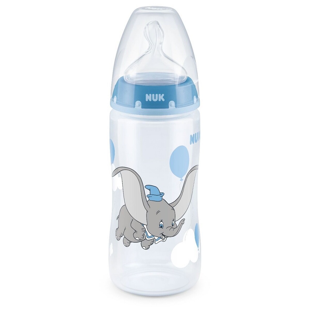 Biberon Nuk First Choice PP 300ml Dumbo, M, 6-18 luni - imagine 2