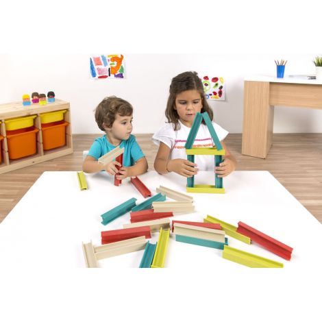 Set Constructii ECO Beams Miniland - imagine 5