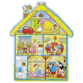 Puzzle Casuta de la Ferma Goki - 43 Piese