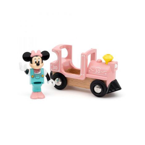 BRIO Minnie cu Locomotiva 32288 - Trenuleț Lemn - imagine 5
