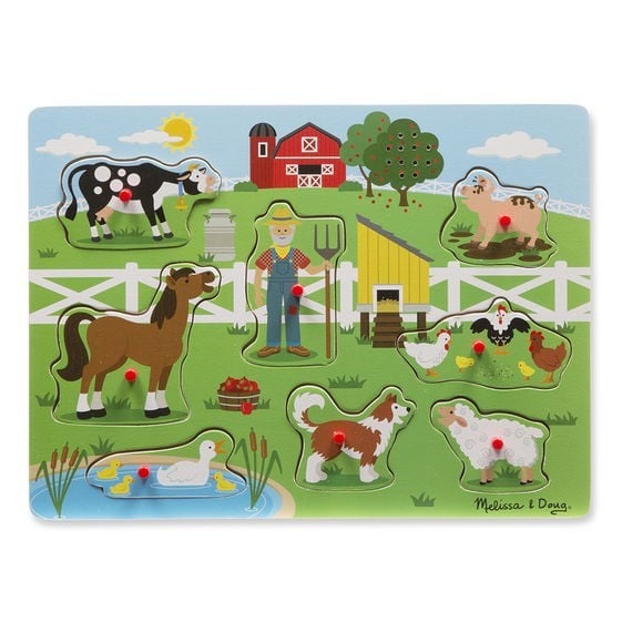 Puzzle Sunete Old McDonald Melissa & Doug
