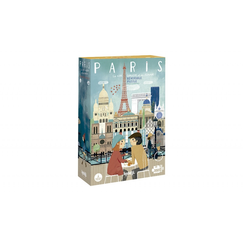 Puzzle Paris 350 piese Londji | Reversibil +6 ani