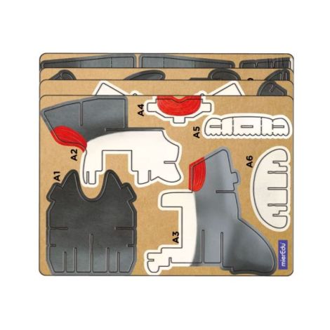 Puzzle 3D Rechin cu Sunete - Mieredu - imagine 3