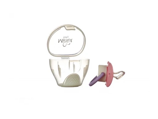 Suzeta Minut Baby 0+ cu Cutie Sterilizare Roz