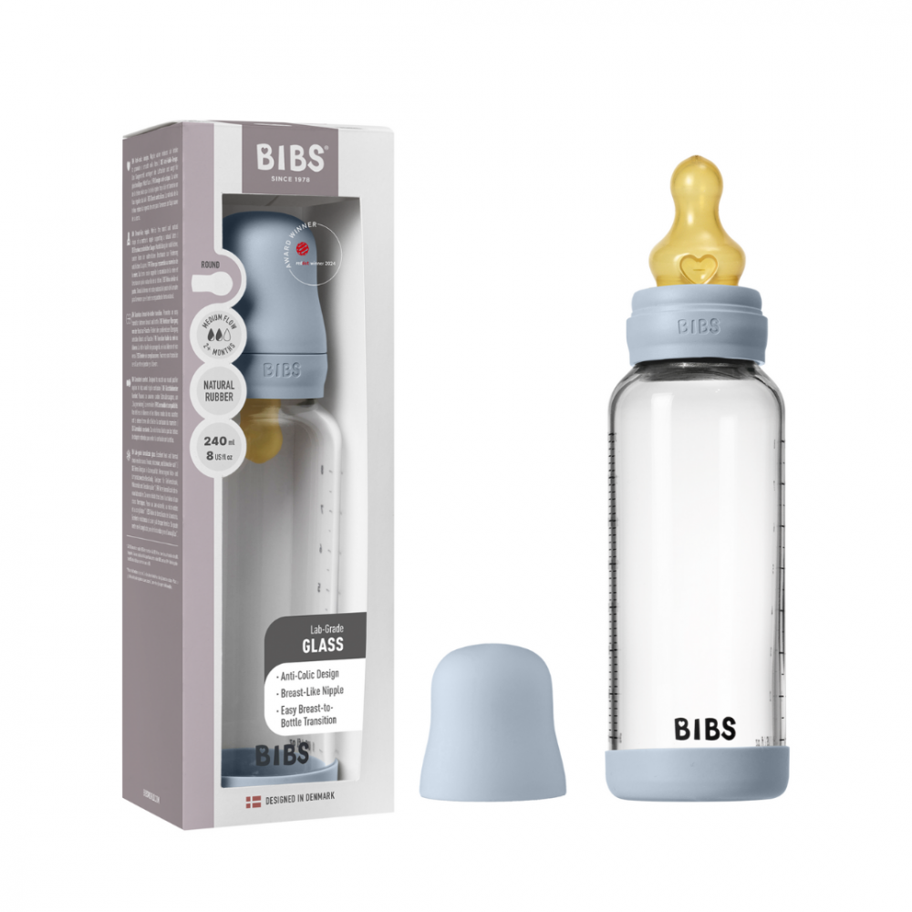 Bibs Biberon Sticlă Anticolici 240ml - imagine 5