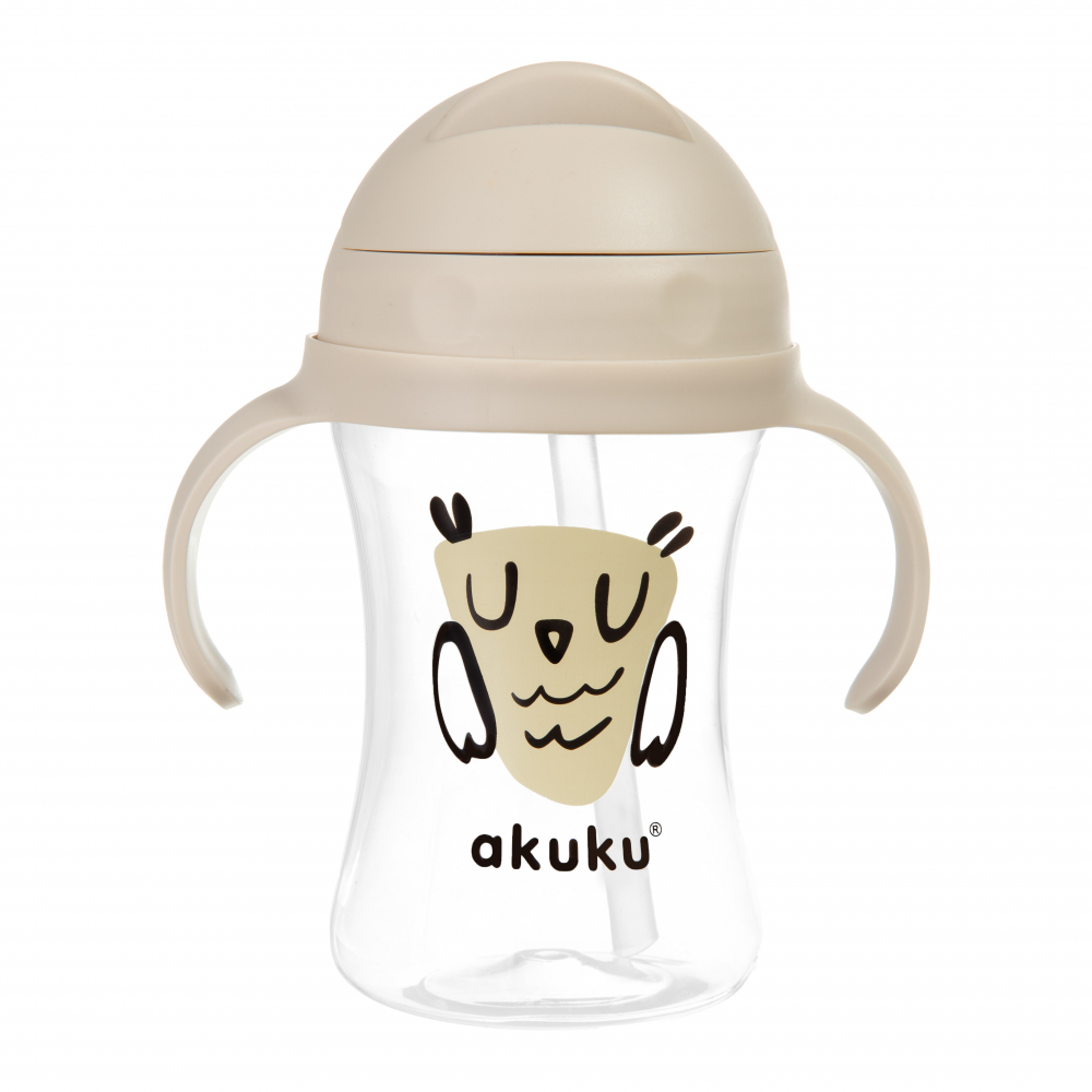 Cana Akuku Owl 300ml Anti-varsare cu Pai - imagine 8
