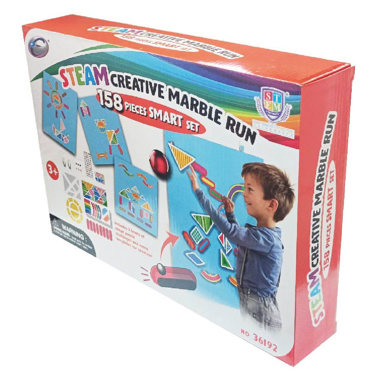 Set Creativ Eastcolight Marble Run, 158 Piese