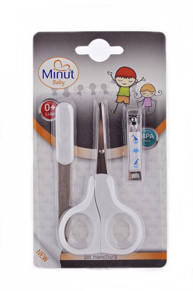Set Manichiura Minut Baby 3 Piese Sigur - imagine 3