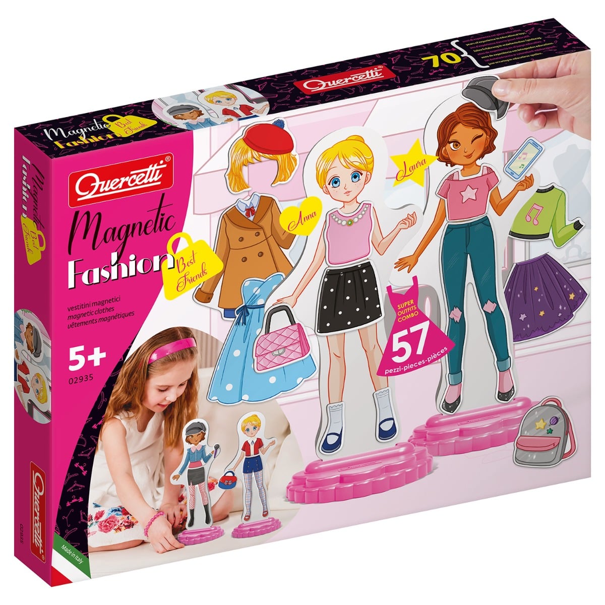 Set Magnetic Quercetti Best Friends - Joc Creativ