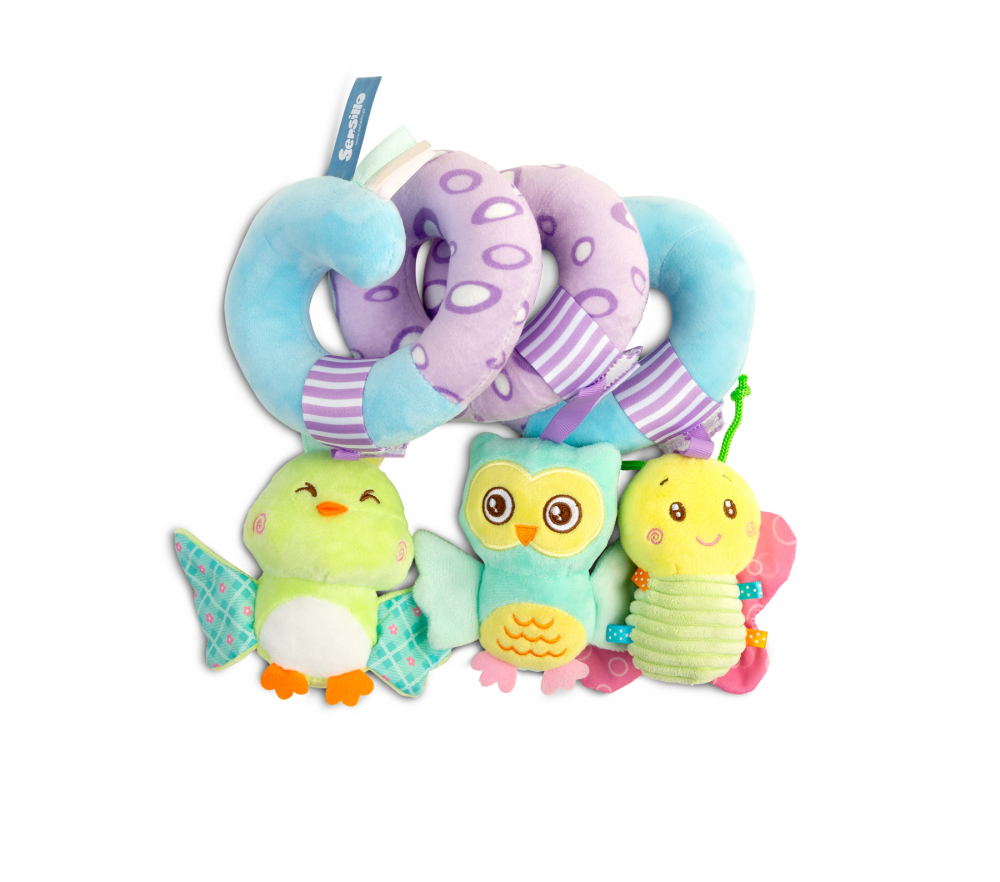 Spirala Bufnite Sensillo - Jucarie Patut/Carucior - imagine 5