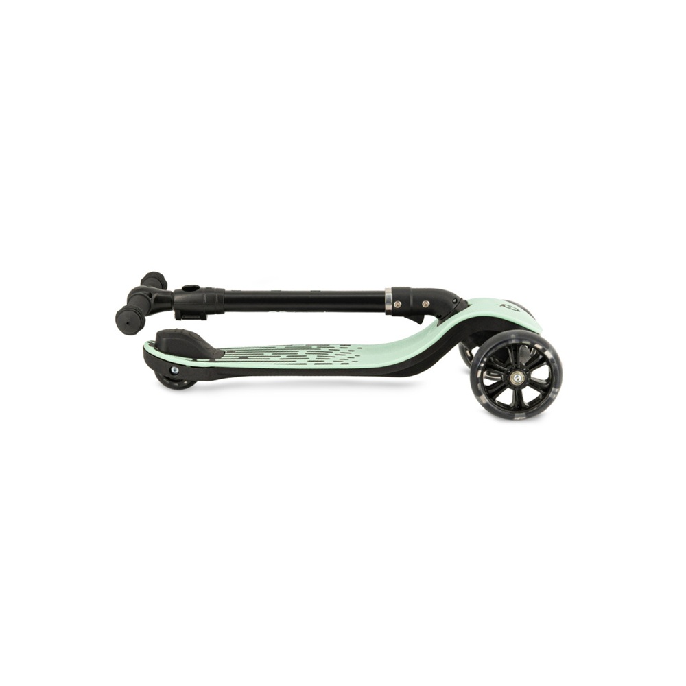 Trotineta Momi San Verde cu LED - Pliabilă