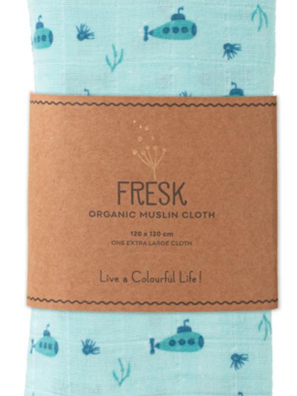 Fresk Muselina Copii Submarine 120x120 cm