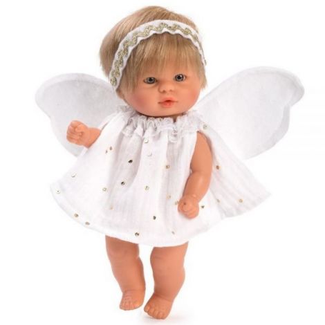 Papusa Bomboncin Asivil cu Aripi de Ingeras 20cm