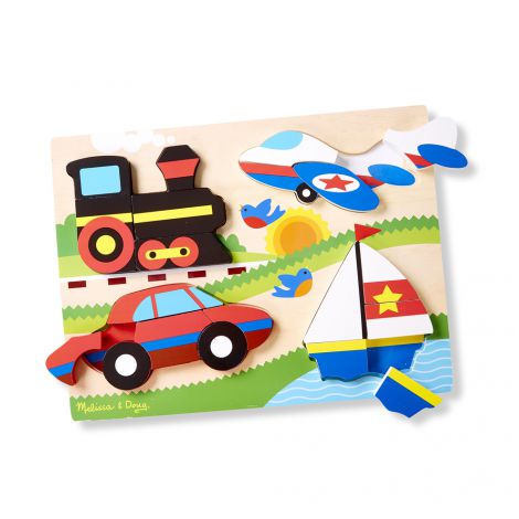 Puzzle Lemn Vehicule Melissa & Doug - imagine 4