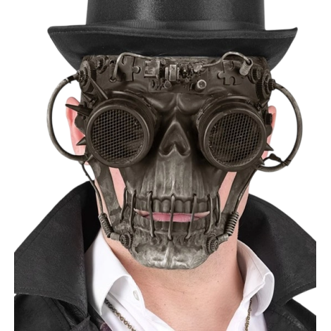 Masca Schelet Steampunk Widmann | Look Impresionant - imagine 2