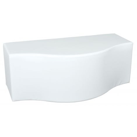 Puf Alb Val 44 cm Moje Bambino - Igienic și Durabil