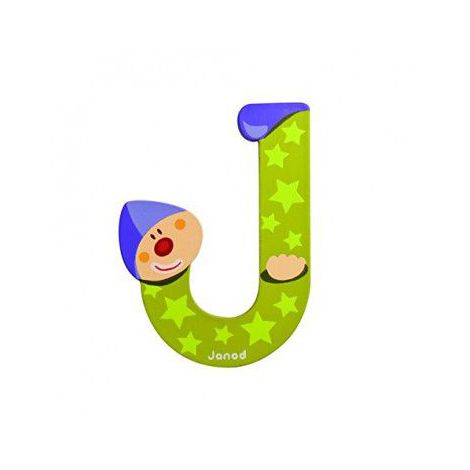 Litera J Janod din Lemn - Decor Alfabet