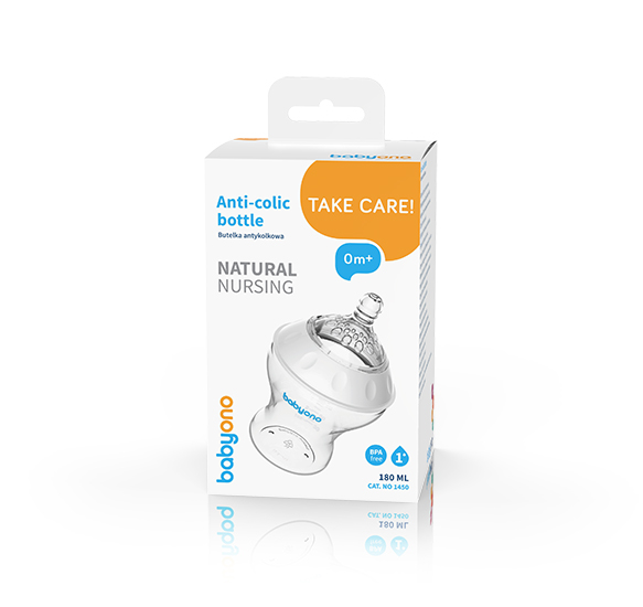 Biberon Anti-Colici Baby Ono 180 ml - imagine 3