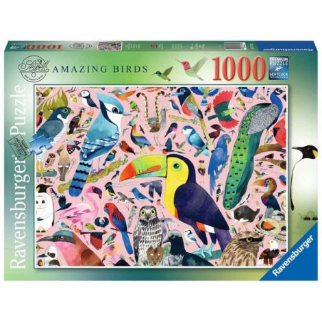 Puzzle Păsările lui Matt Sewell, 1000 piese, Ravensburger