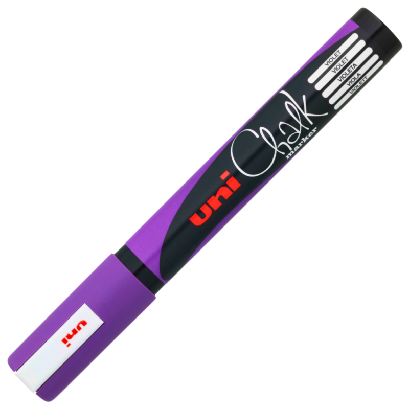 Marker Cretă Lichidă Uni Chalk, Violet, 1.8-2.5mm