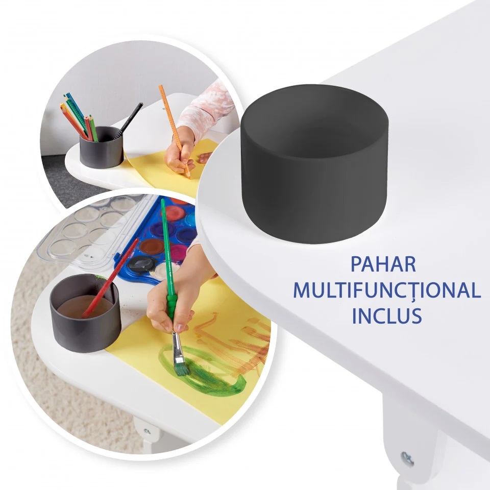 Set masuta scaun Suporto 3in1 lemn MDF - imagine 6