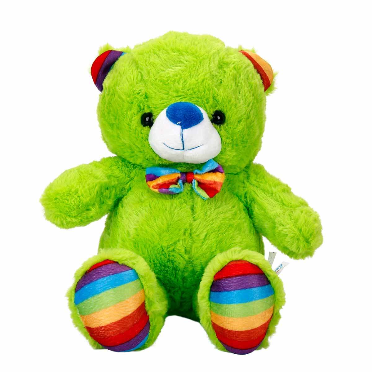 Ursulet Plus Puffy Friends Verde 30 cm | Jucărie Moale