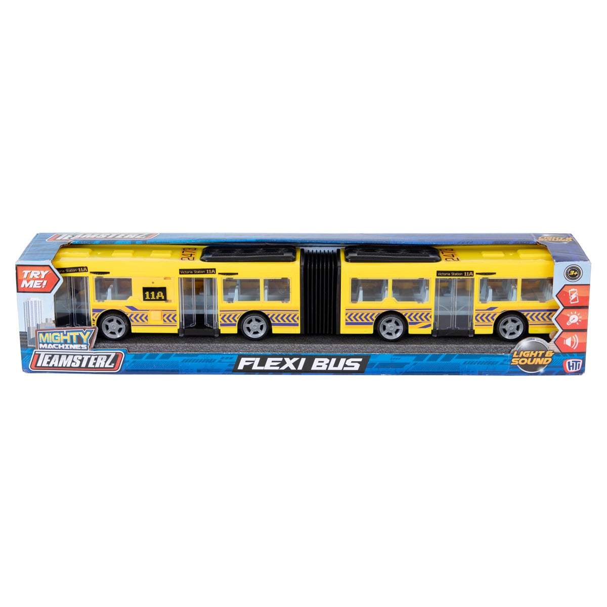 Autobuz Teamsterz Galben cu Lumini și Sunete