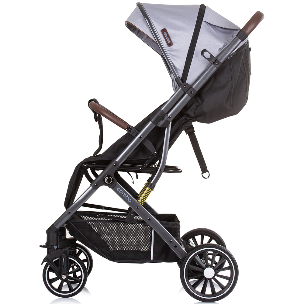 Carucior Chipolino Combo Silver Grey, 0-22kg - imagine 3