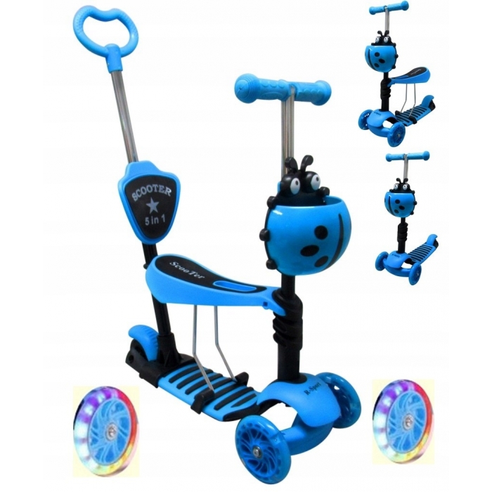 Trotineta 5 in 1 R-Sport | Copii 2-7 Ani - imagine 3