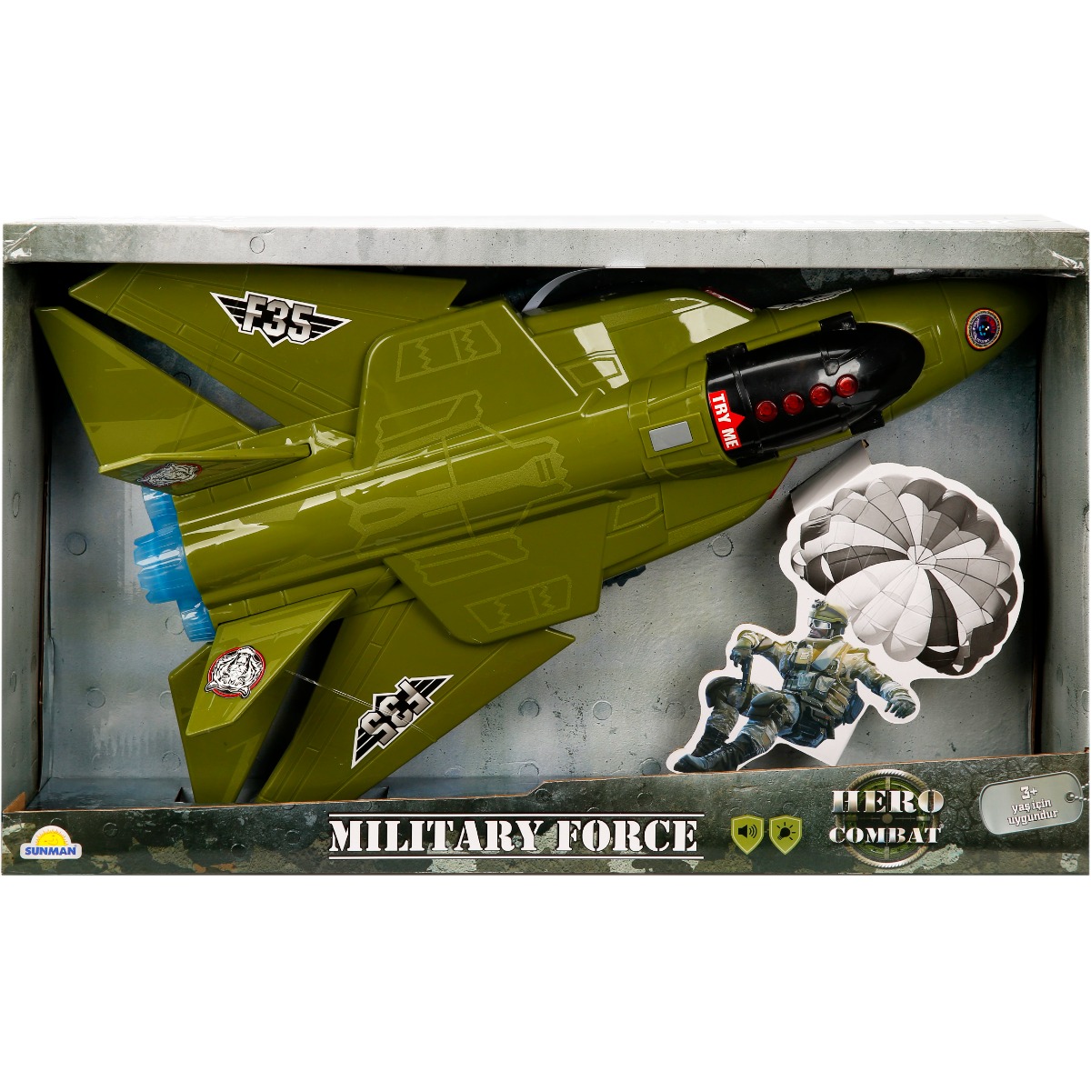 Avion F35 Hero Combat 50 cm cu lumini și sunete