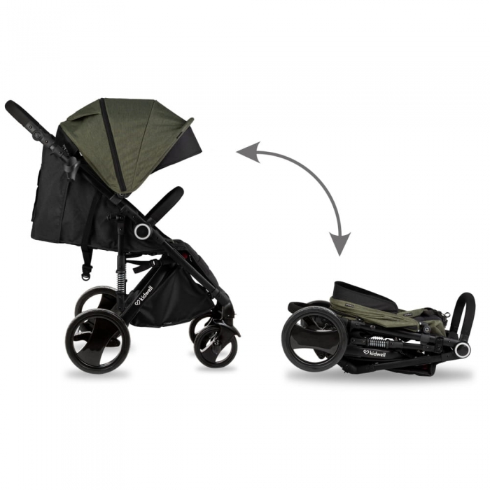 Carucior Sport Kidwell Carell Khaki, 3 in 1 - imagine 7