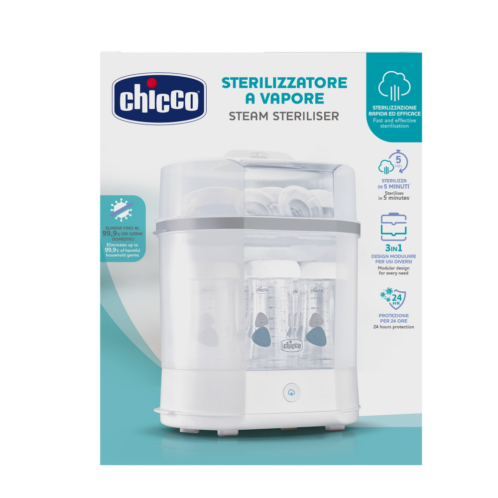 Sterilizator Chicco 3in1 Natural - protecție sterilă - imagine 6