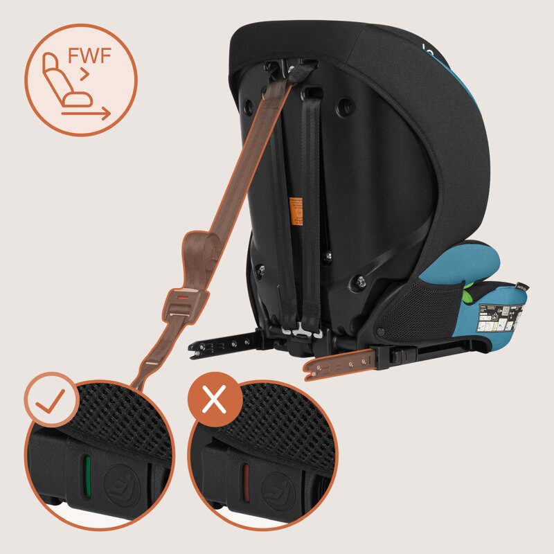 Lionelo Levi Fix - Scaun i-Size Sigur 76-150cm - imagine 3