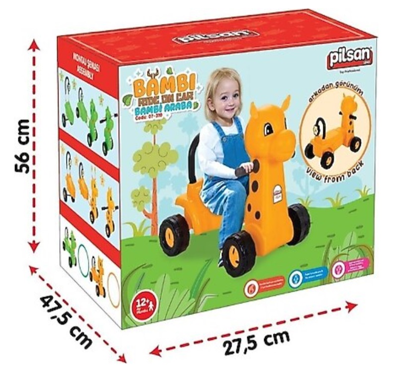Pilsan Bambi Ride-On - Sigur de la 12 luni