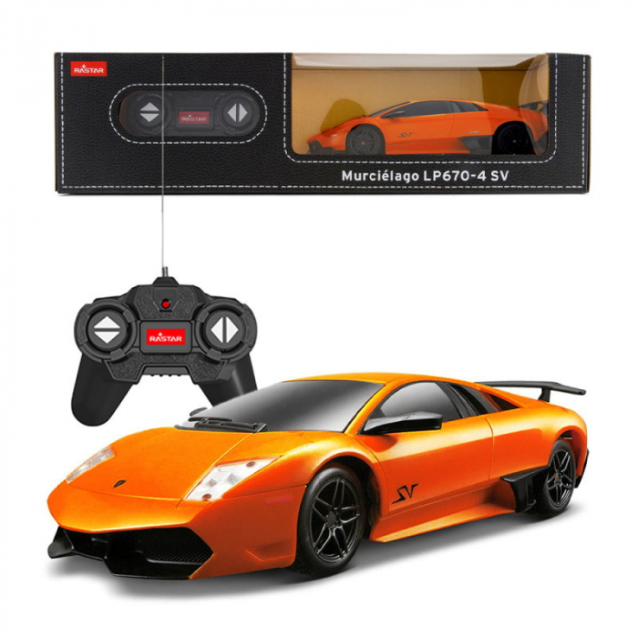Masina RC Lamborghini Murcielago 1:24 Rastar Portocaliu