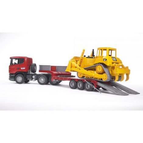 Camion Scania R & Buldozer CAT Bruder - imagine 3