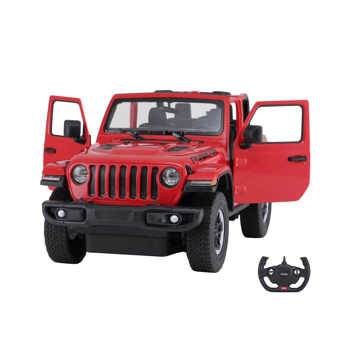 Masina RC Rastar Jeep Wrangler 1:14 Rosu