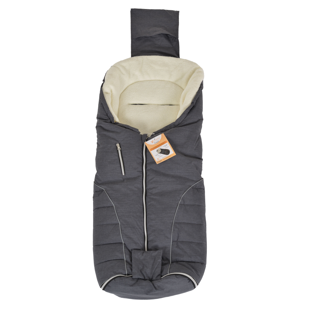 Sac Iarnă Carucior Cangaroo Snuggly Grey - 209 RON - imagine 4