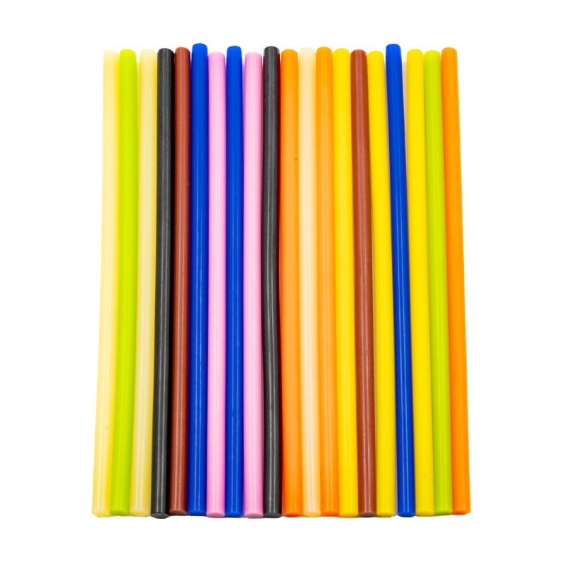 Colorart Baton Silicon 7mm, Set 20 Bucăți, Diverse Culori