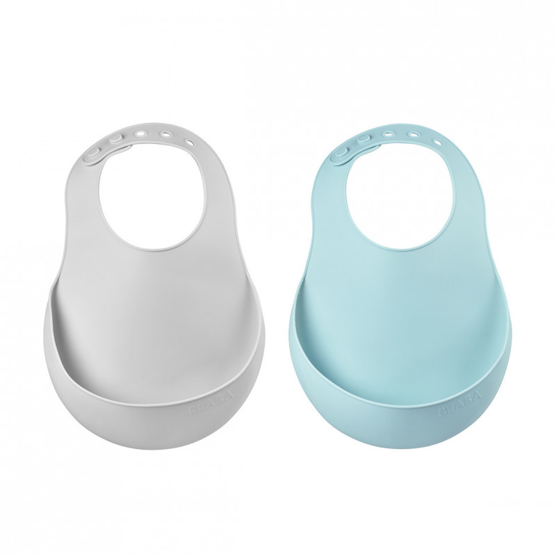 Set 2 Bavete Silicon Beaba Airy cu Buzunar - imagine 5