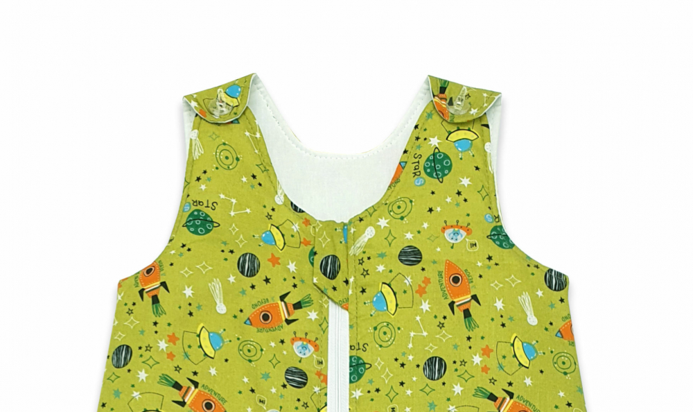 Sac de dormit KidsDecor Cosmos Map, bumbac, 2.5 TOG - imagine 4