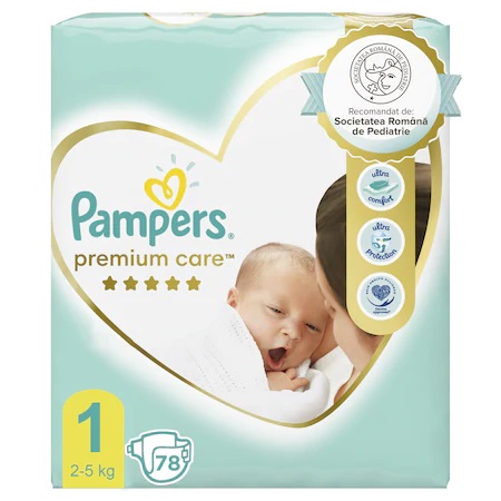 Scutece Pampers Premium Care New Baby 78 buc - imagine 7