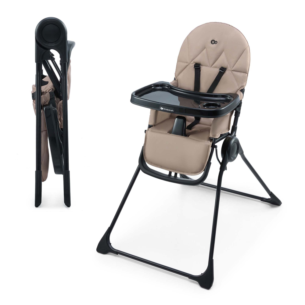 Scaun Masa Kinderkraft Binci Beige - Comfort Sigur - imagine 6