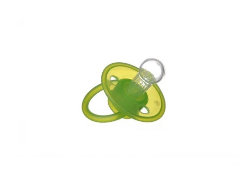Suzeta Silicon Minut Baby 3+ Verde - Sigurță - imagine 2